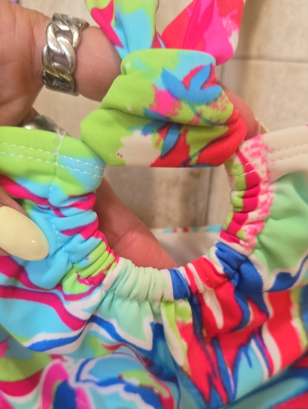 Relativity Multi-Color Floral Tankini Top - Picture 2 of 9
